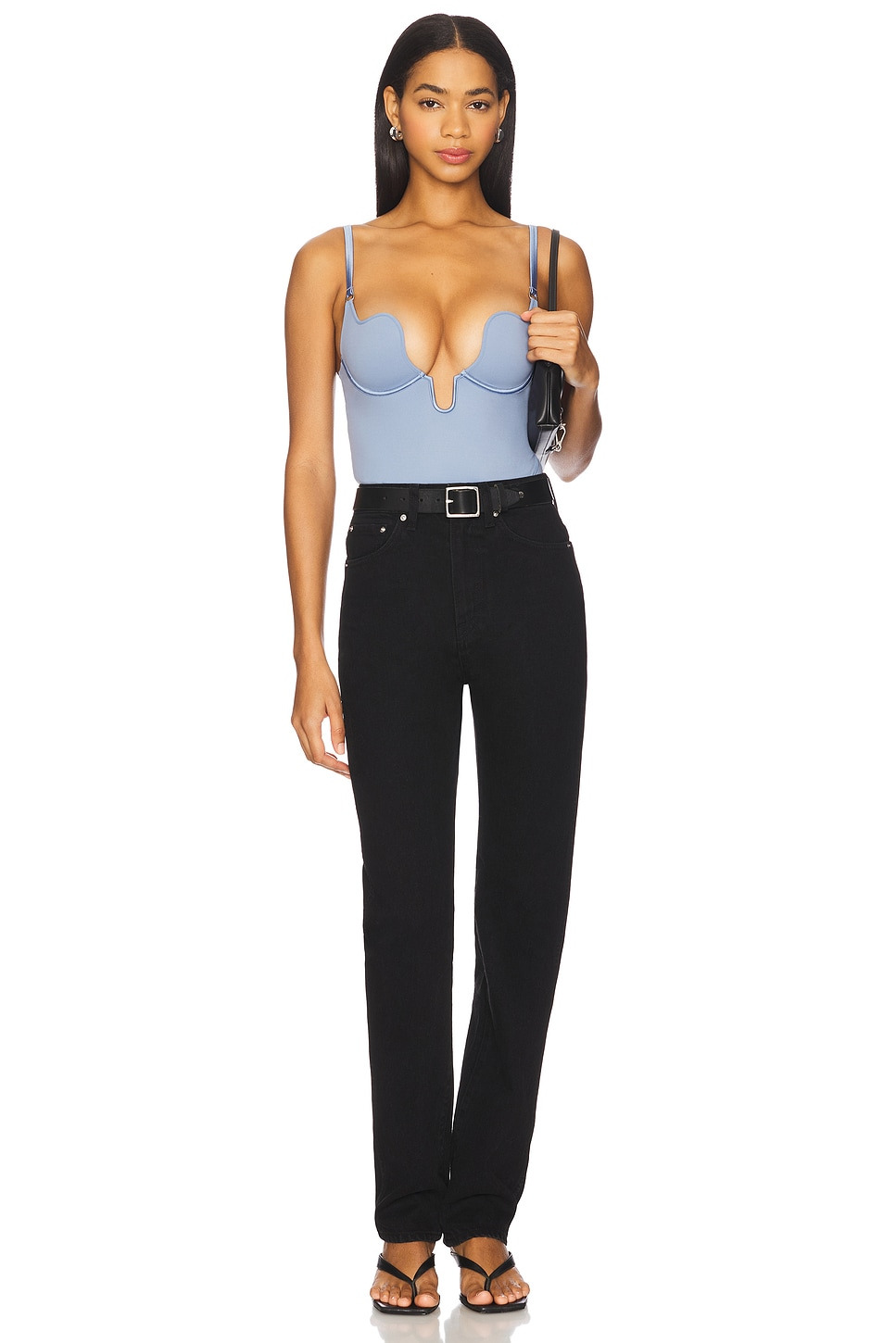Le Stretch Micro U Plunge Bodysuit - 5