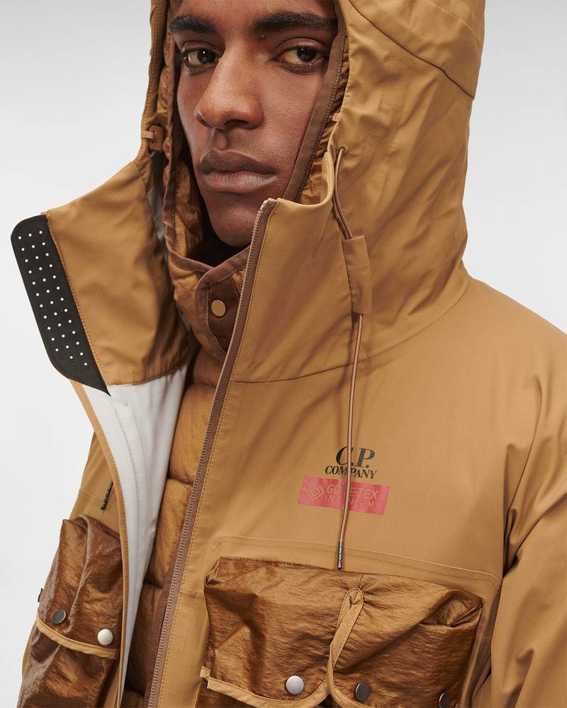 C.P. Company Gore-Tex 3L Infinium Mixed Down Jacket | REVERSIBLE