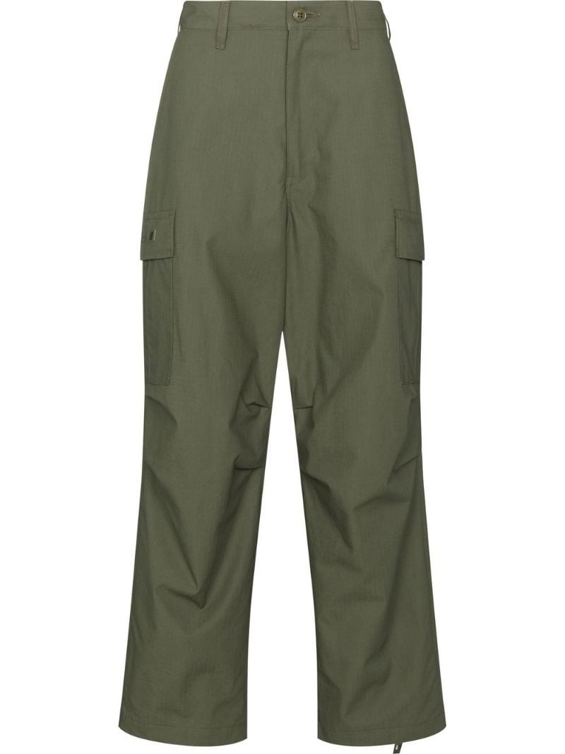 straight-leg cargo trousers 1