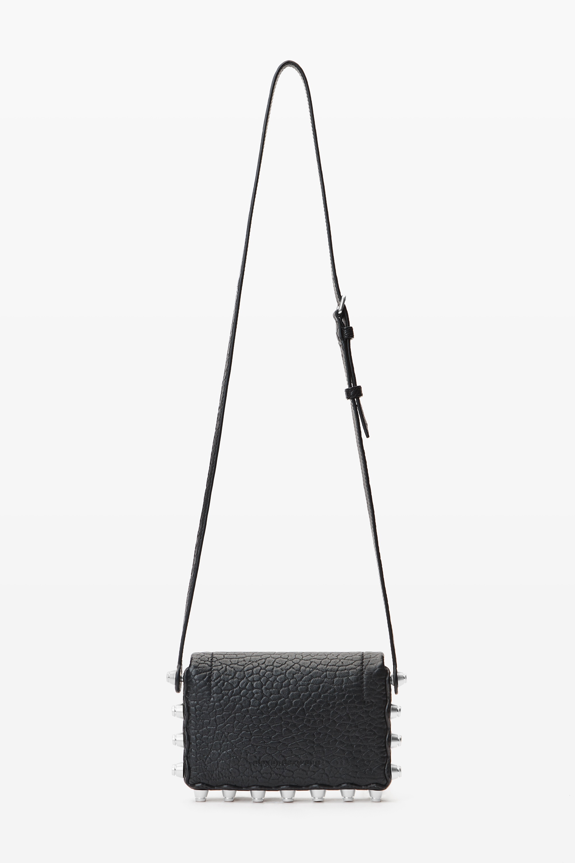 Roz Wallet in Leather with Crossbody Strap - 5