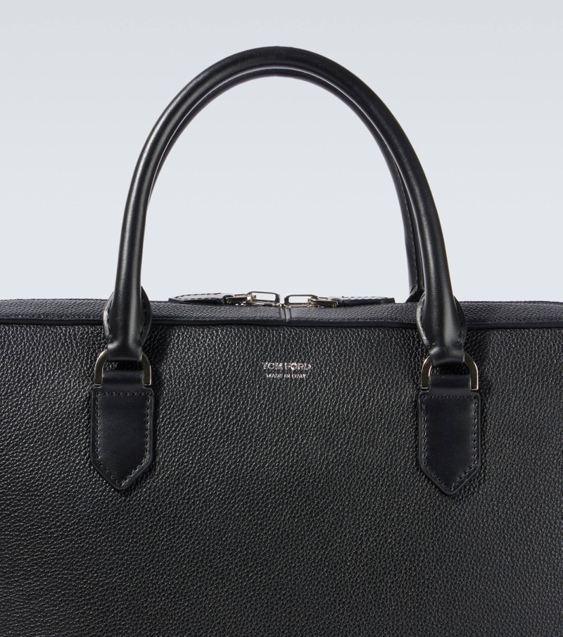 TOM FORD Elliot leather briefcase outlook