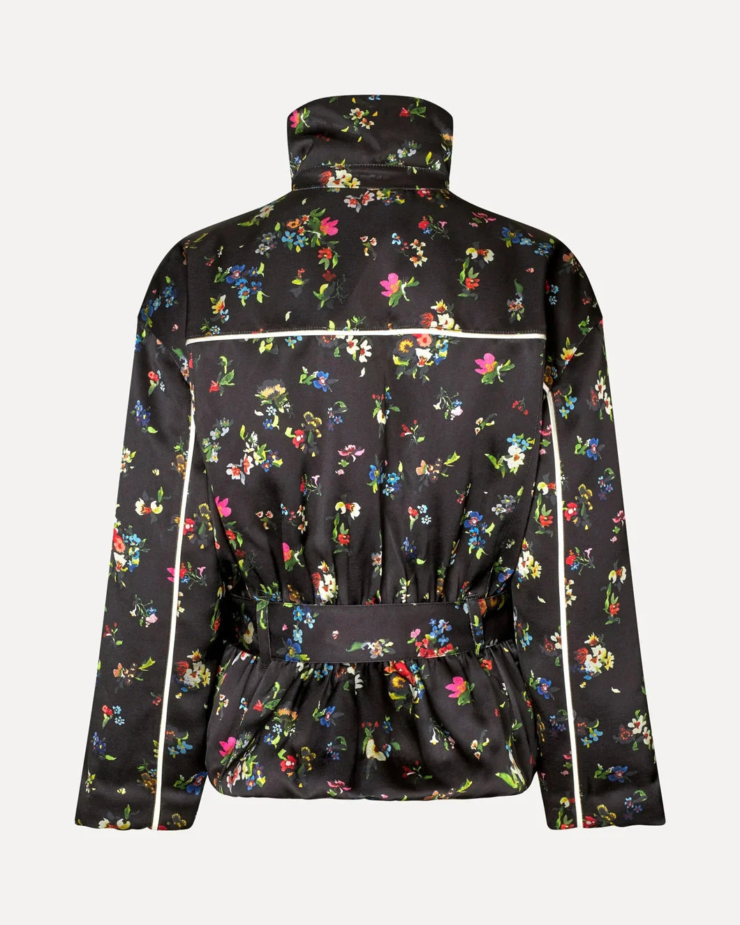 CINCHED AVIATOR BOMBER JACKET - MAGNOLIA GARDEN - 4