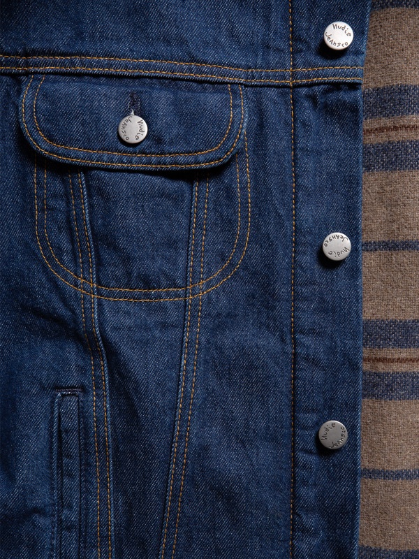 Johnny Thunder Denim Jacket Dark Blue - 3