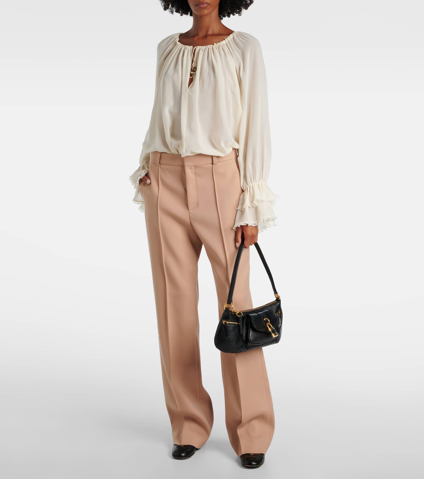 The 99 leather shoulder bag - 5