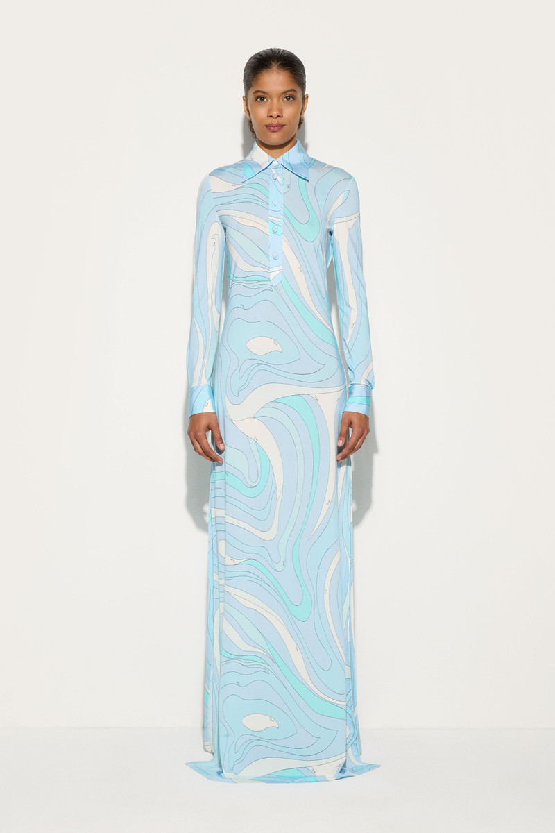 PUCCI MARMO PRINT CHEMISIER DRESS outlook
