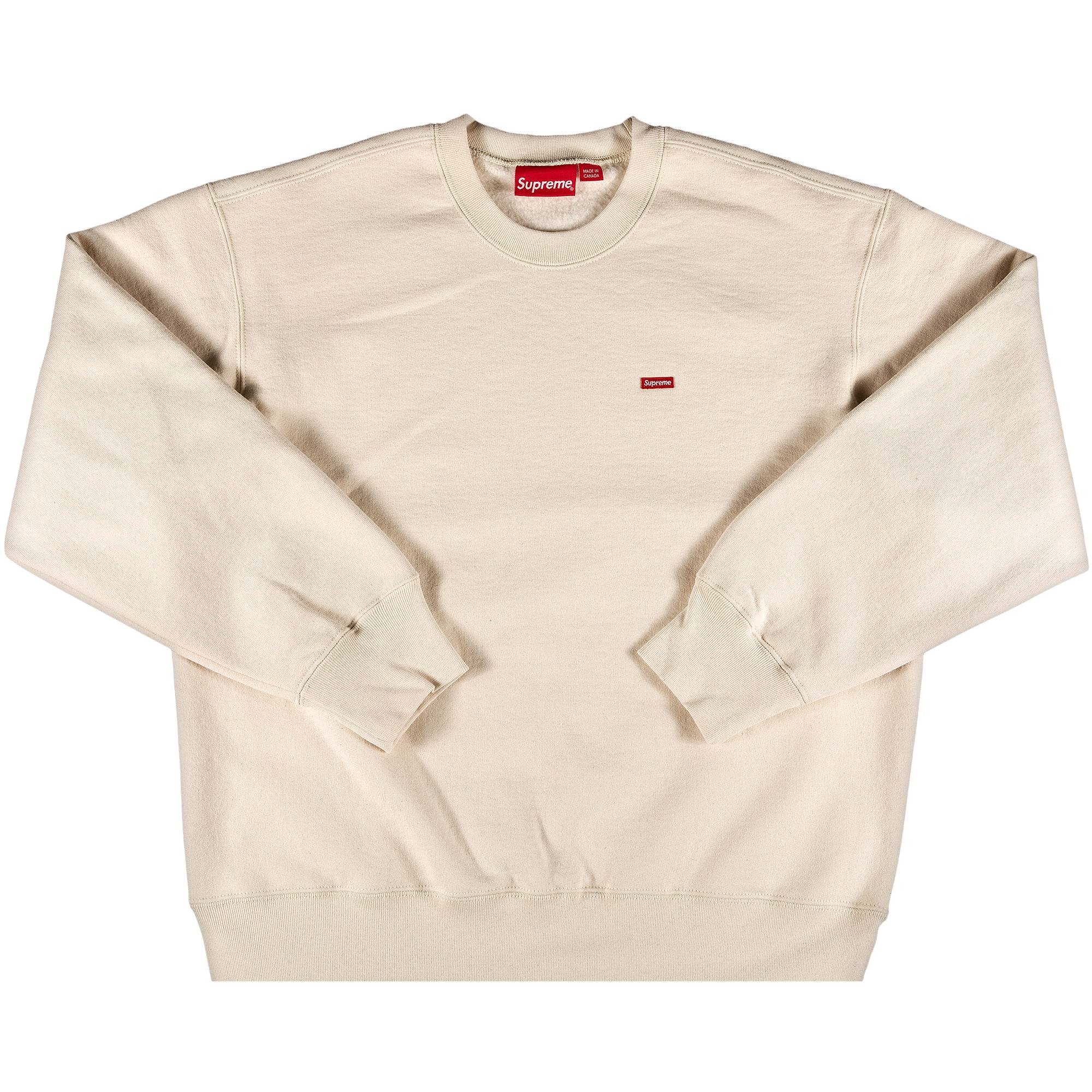 Supreme Small Box Crewneck 'Natural' - 1