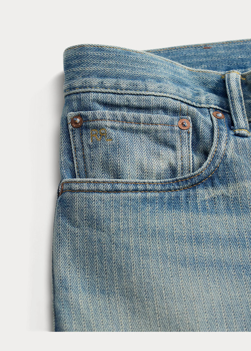 High Slim Jacquard Denim Jean 4