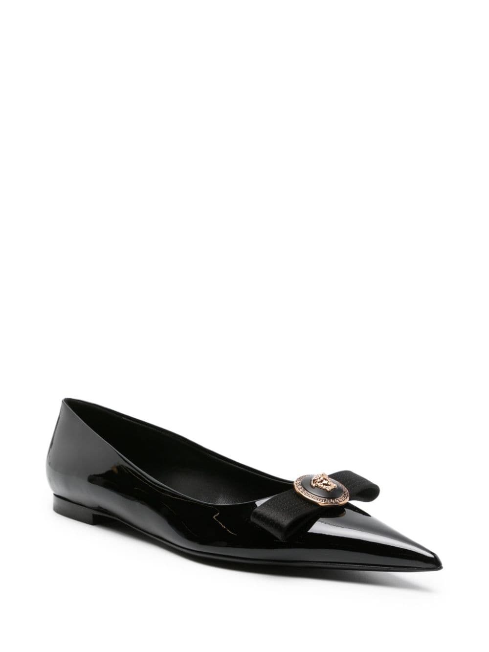 Nastro Gianni patent-leather ballerina shoes - 2