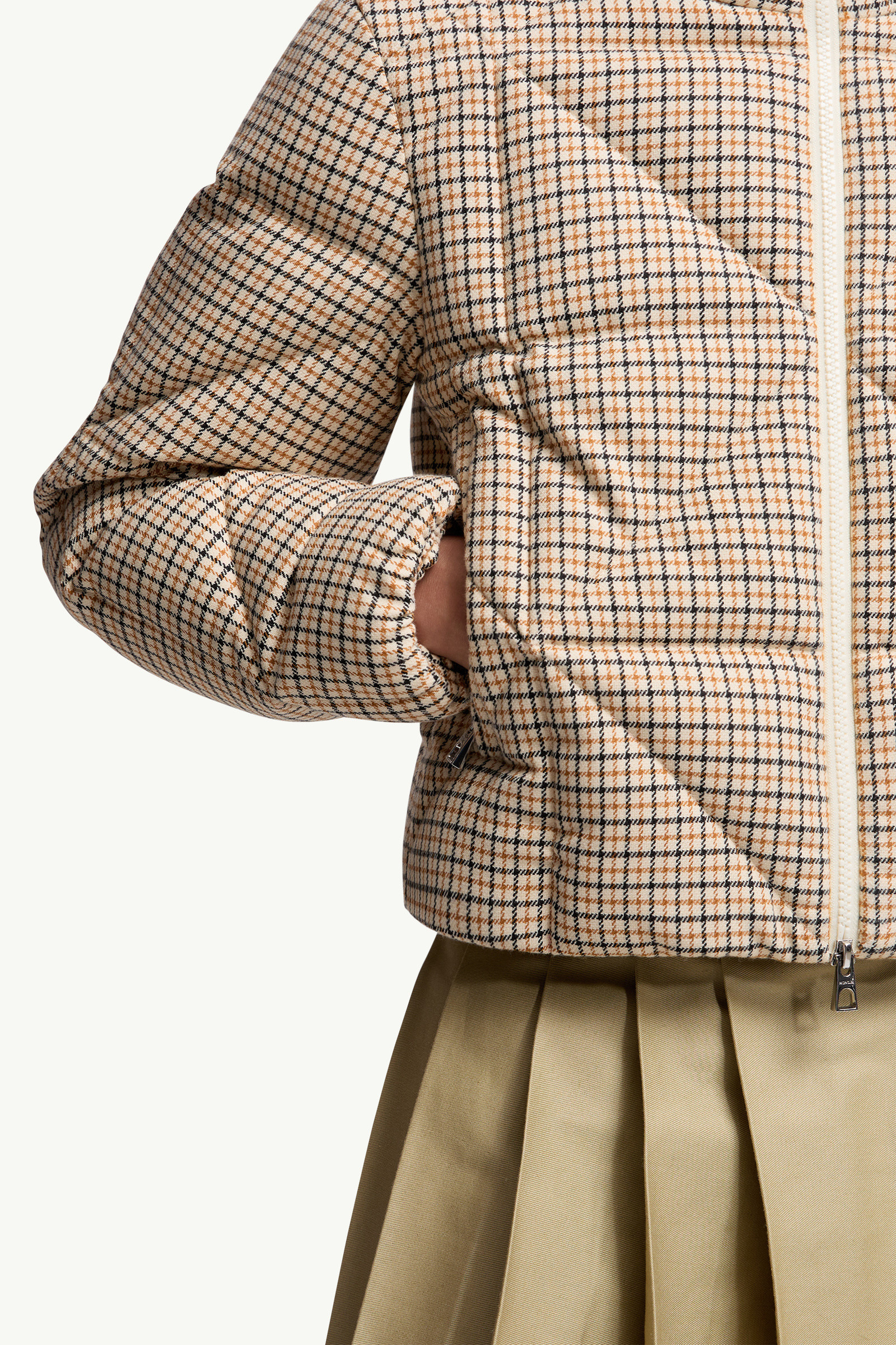 Keros Diamond-Quilted Wool Blend Short Down Jacket - 6
