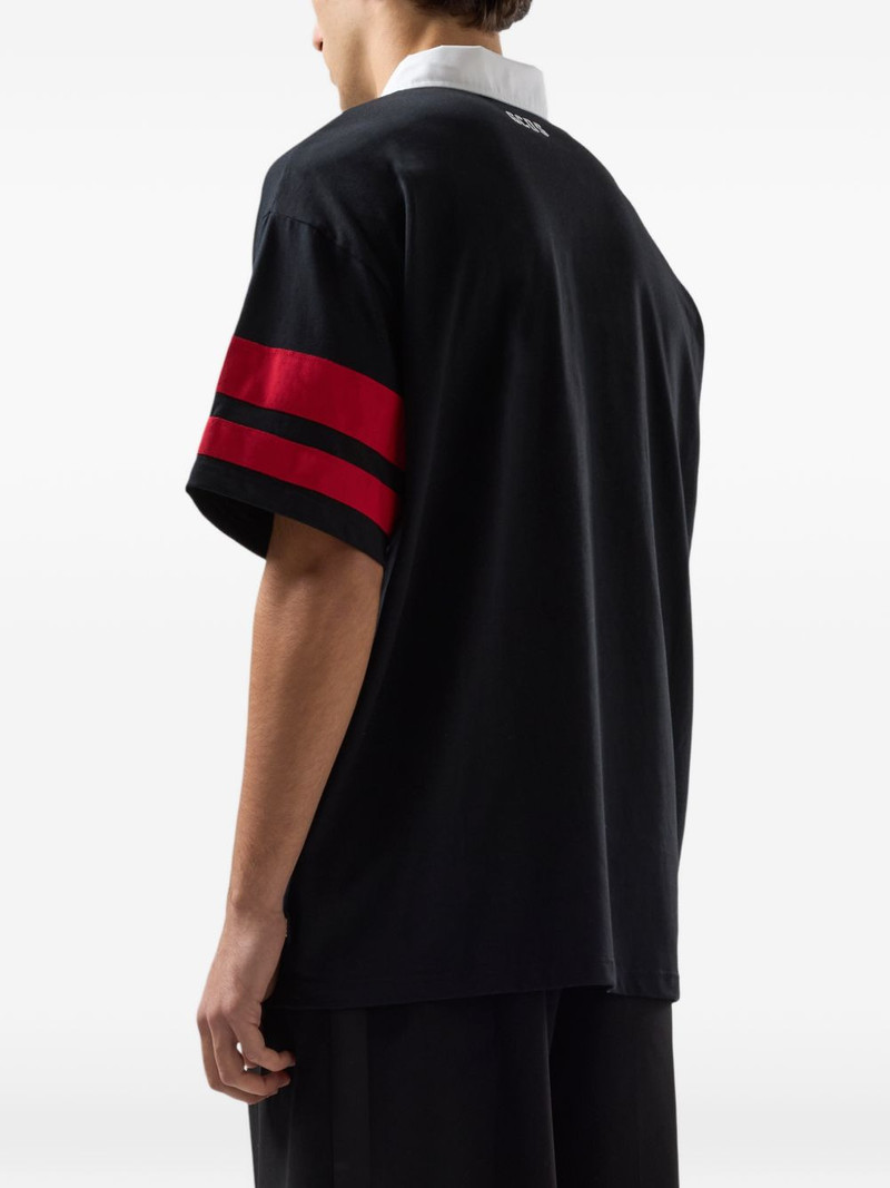 logo striped polo shirt 5