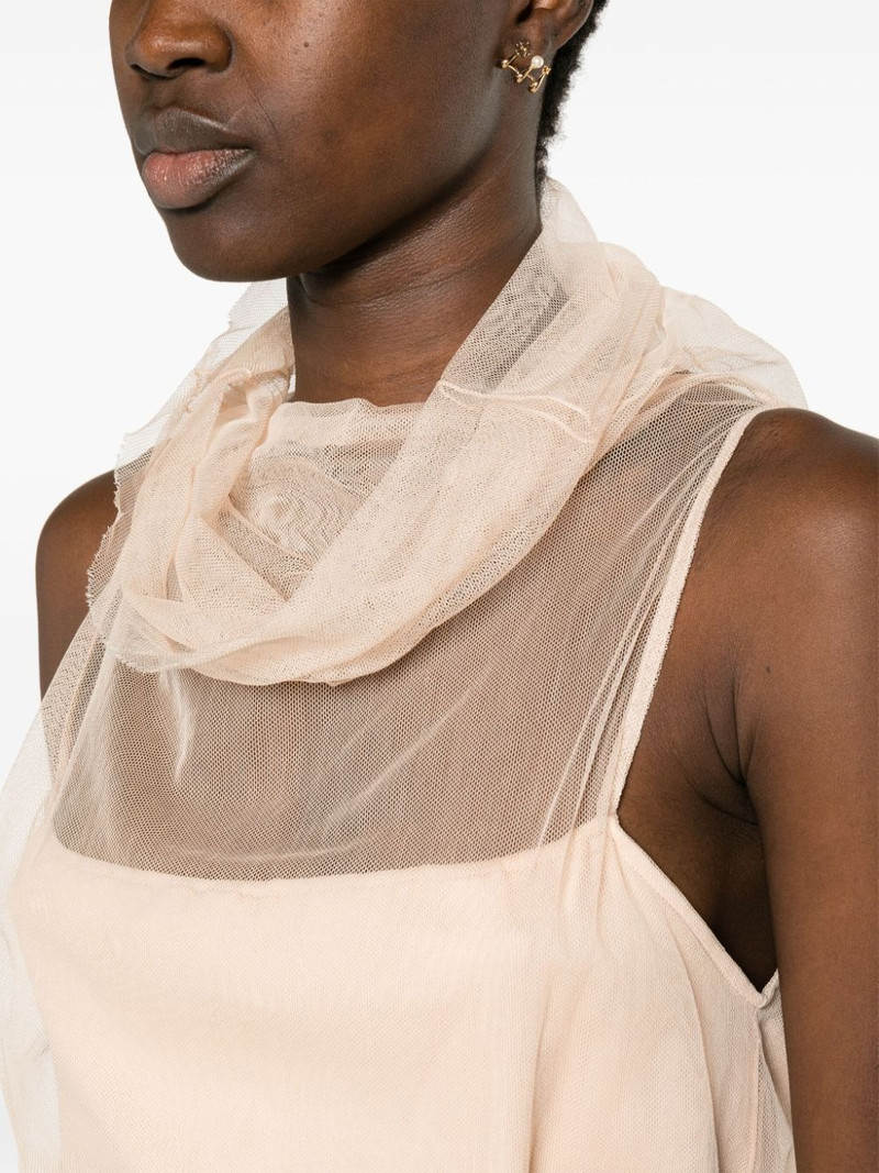 roll-neck semi-sheer top 5