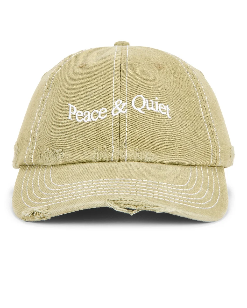 Wordmark Reverse Stitched Dad Hat - 1