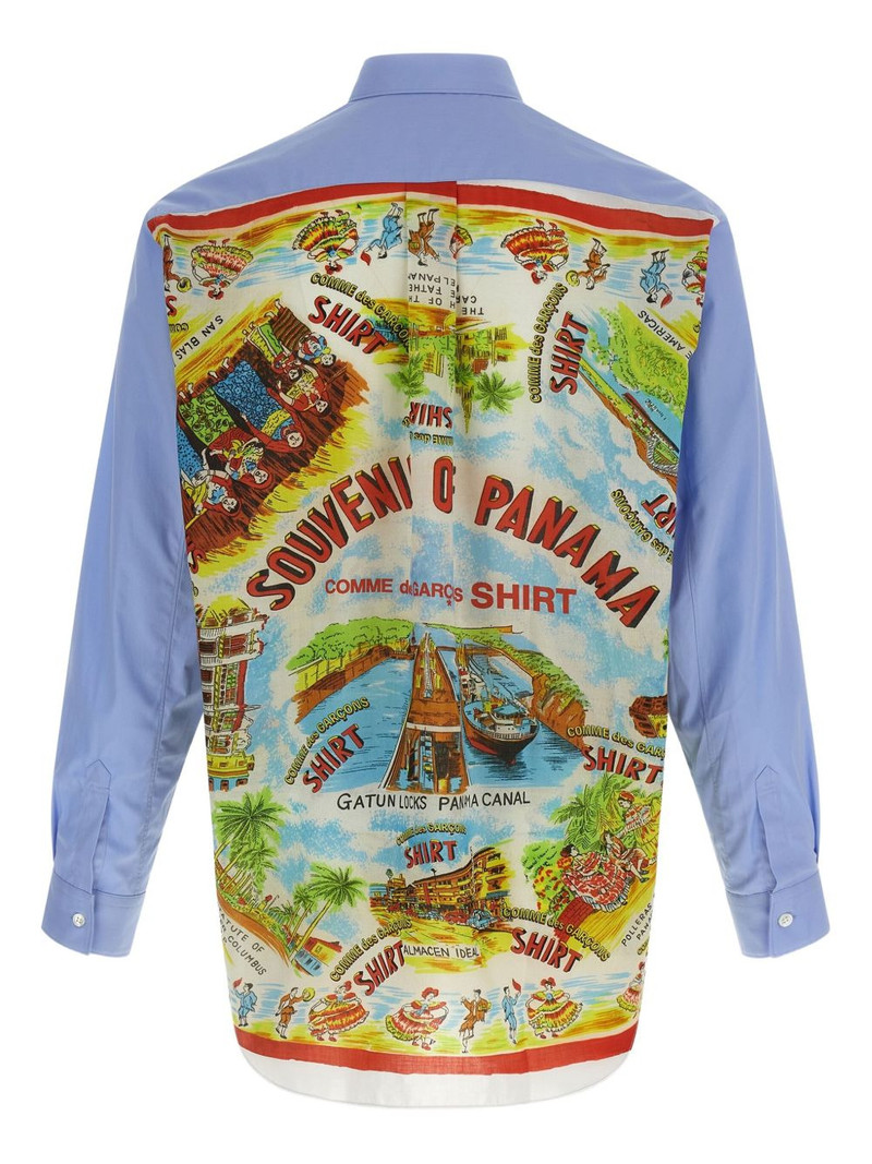 Comme des Garçons SHIRT printed cotton shirt outlook