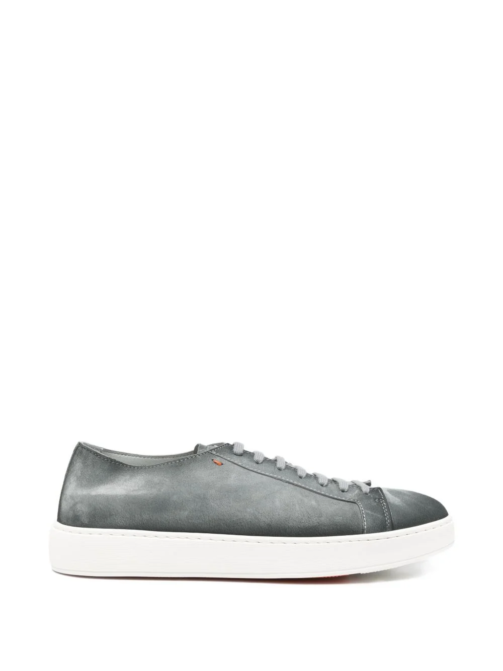 lace-up sued sneakers - 1