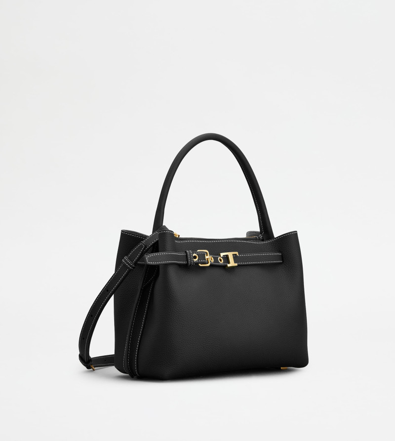 HANDBAG IN LEATHER MINI - BLACK 2