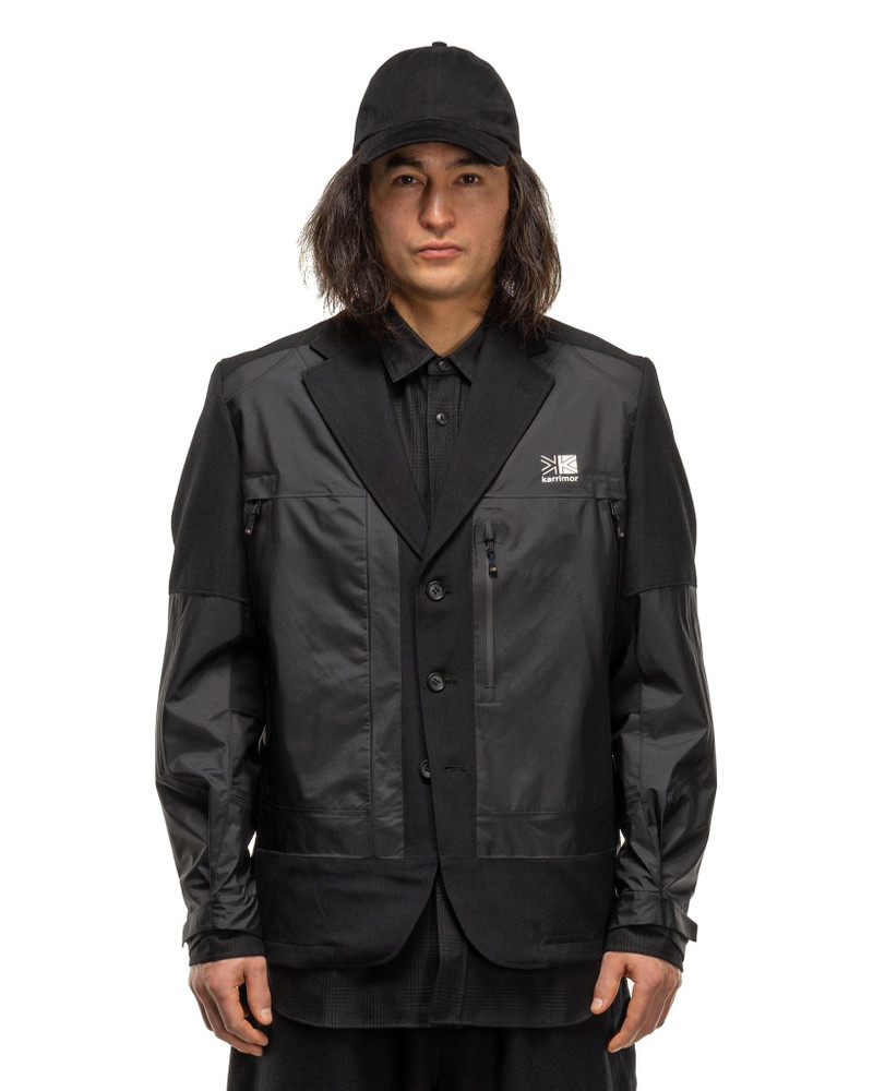 로고 인쇄 panelled blazer 4