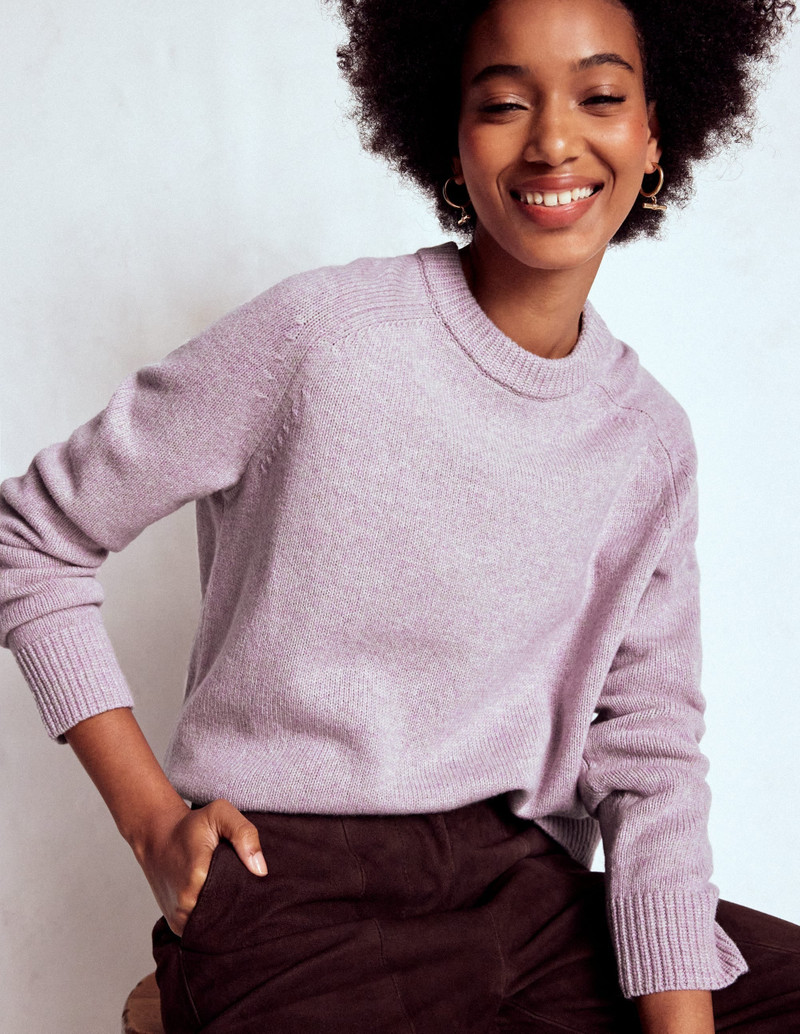 Marion Merino Sweater-Chalky Violet 7