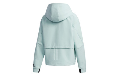 adidas (WMNS) adidas Style Shell Jkt Casual Sports Hooded Jacket Light Blue GR3737 outlook