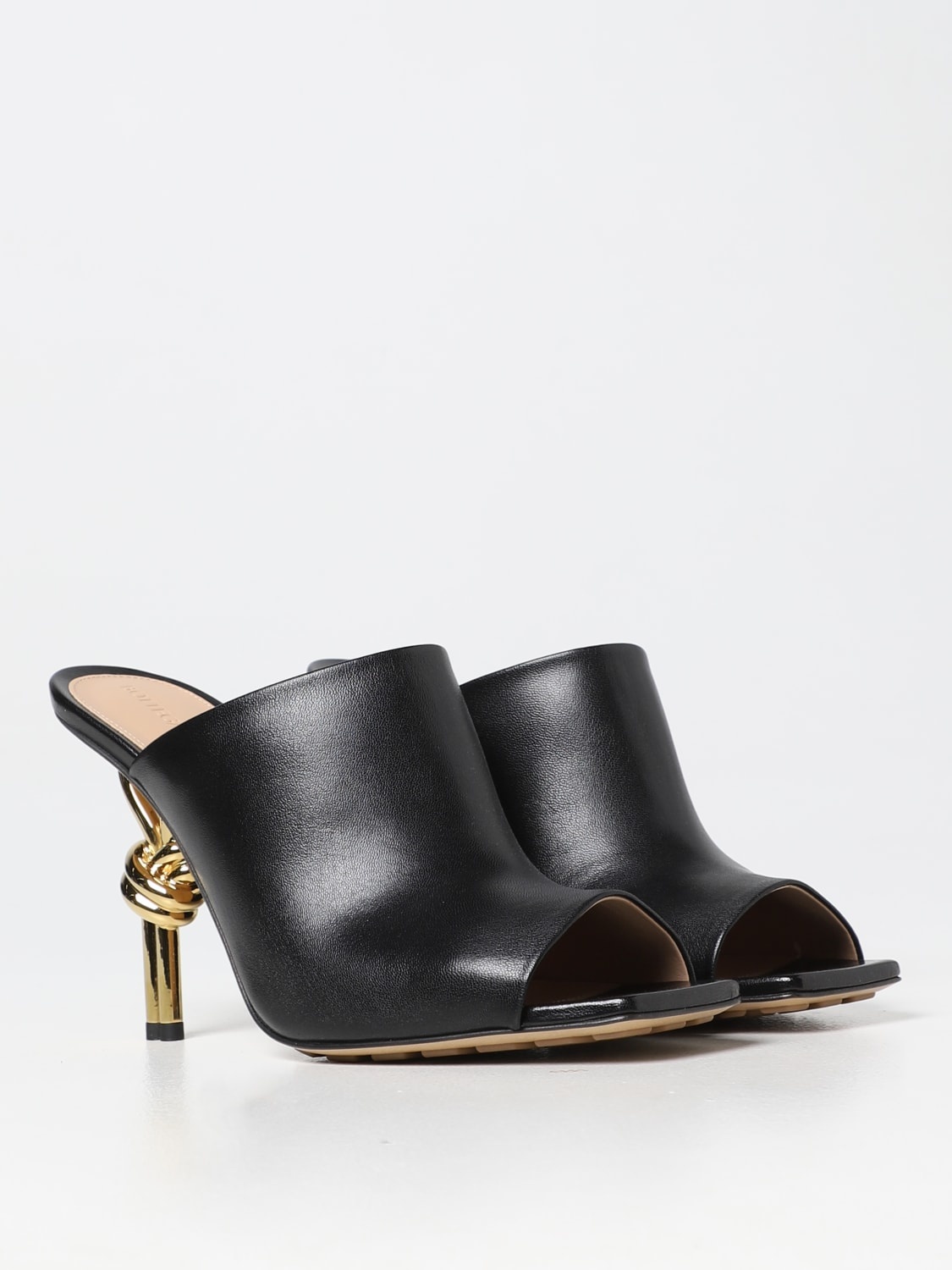 Knot Bottega Veneta mules in leather - 2