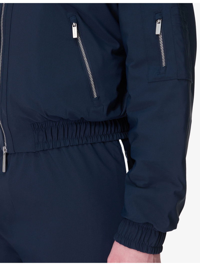 Explorer Zip-Up Stretch-Woven Bomber Jacket 5