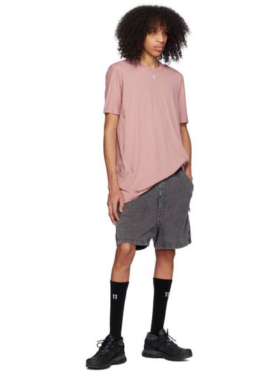 11 by Boris Bidjan Saberi Pink Garment-Dyed T-Shirt outlook