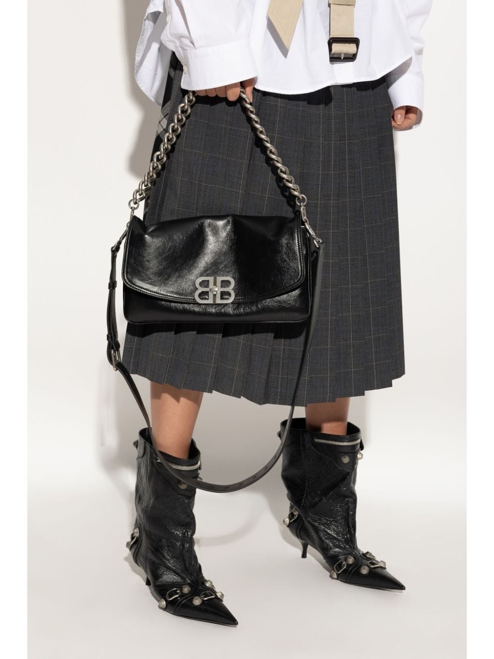 medium BB Soft Flap shoulder bag - 2