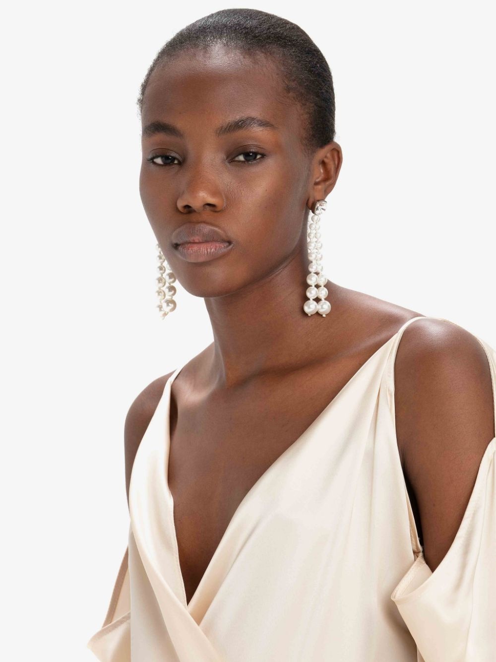 CHANDELIER PEARL & CRYSTAL EARRINGS 2