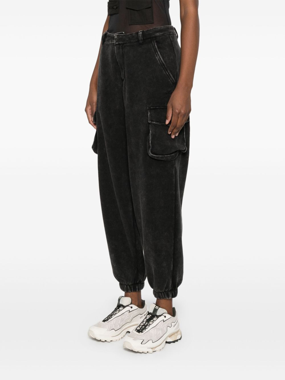 washed cargo pants - 3