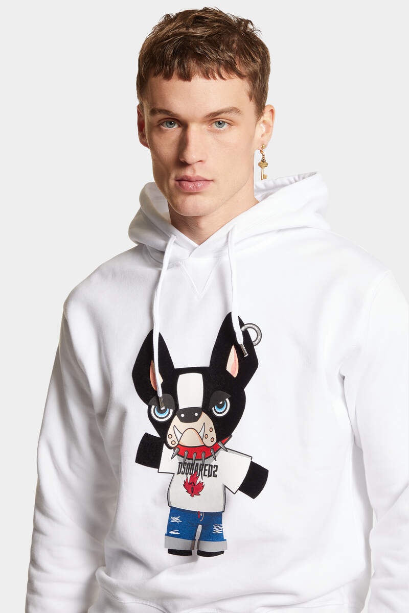 【送料&関税込】Dsquared2 Ceresio Map Cool Fit Hoodie Ceresio Map Cool Fit Hoodie Sweatshirt