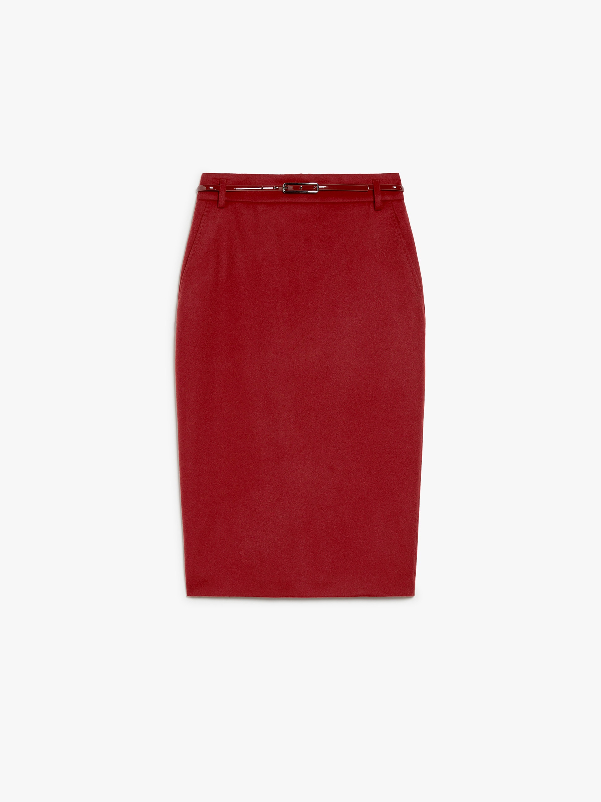 GINSENG Wool pencil skirt - 1