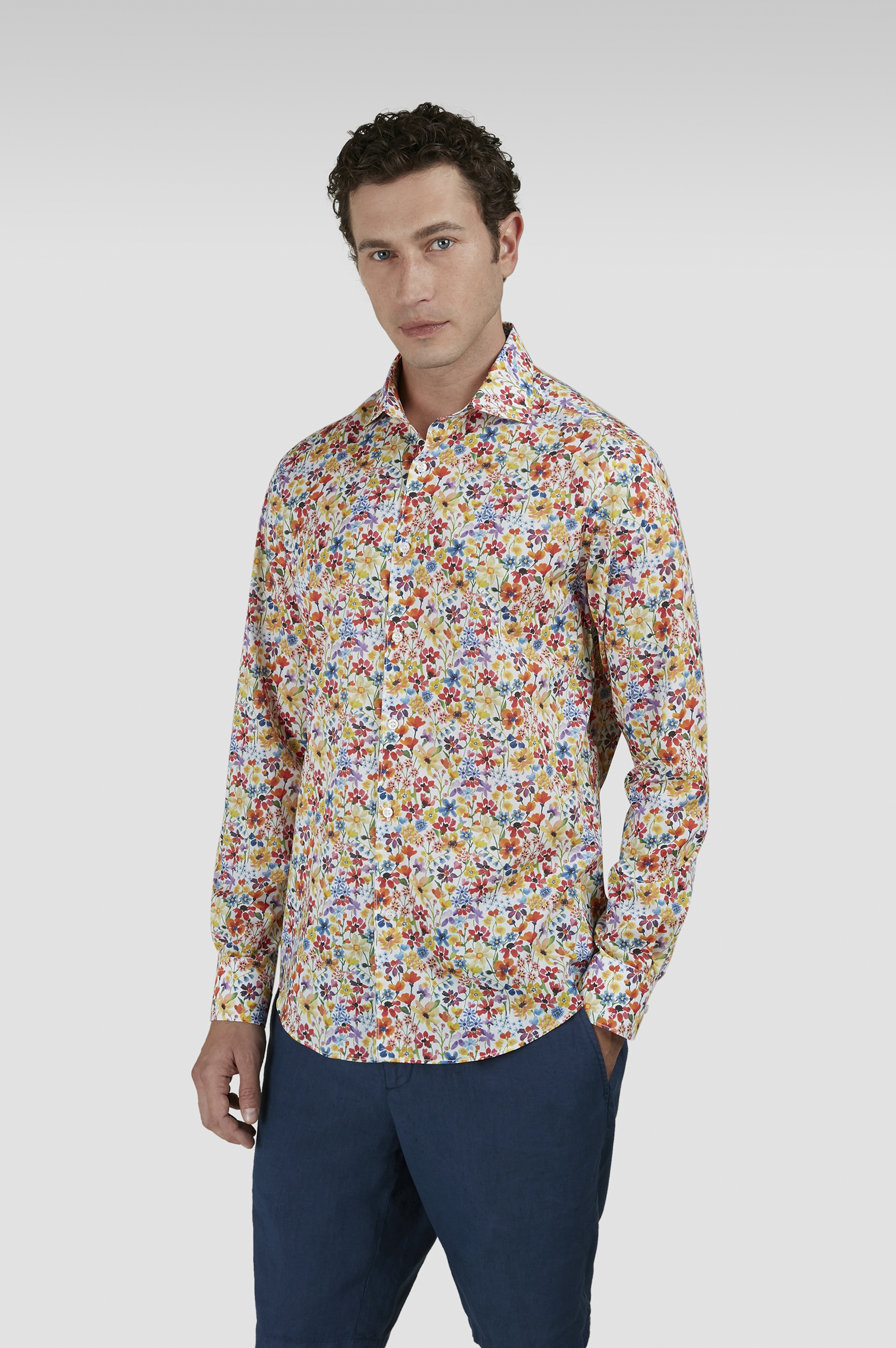 SHIRT WITH ARCHIVE FLORAL PRINT - 6