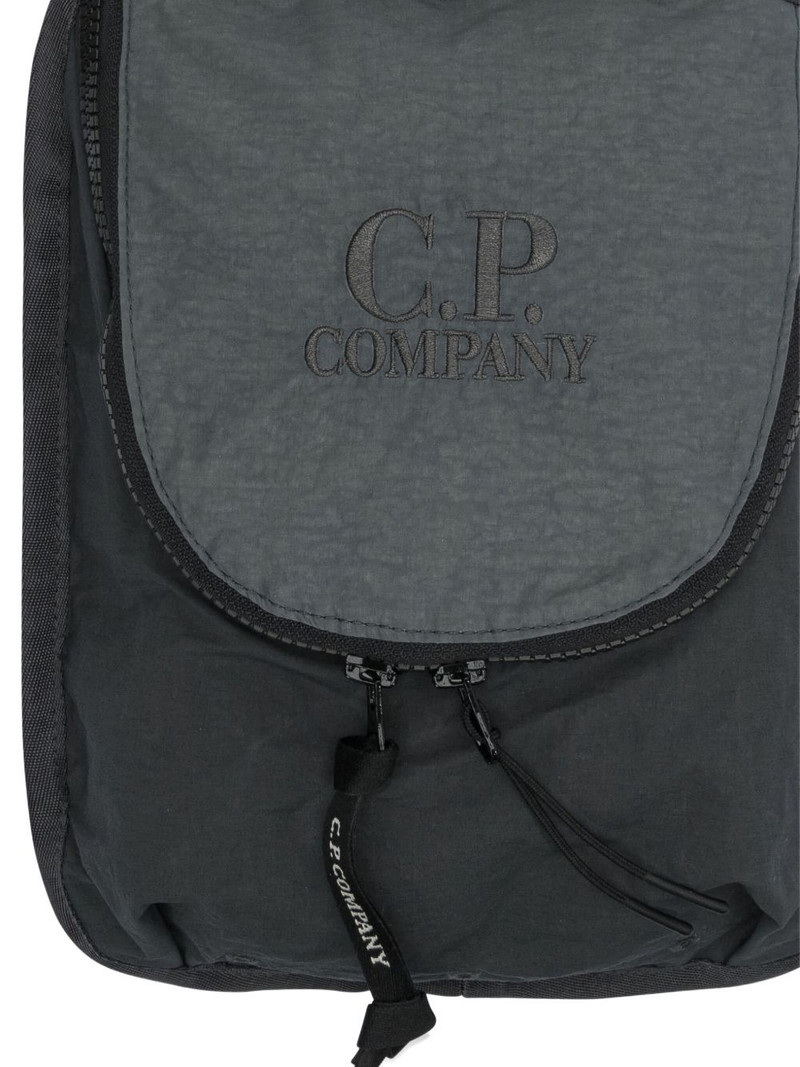 logo embroidered messenger bag 4