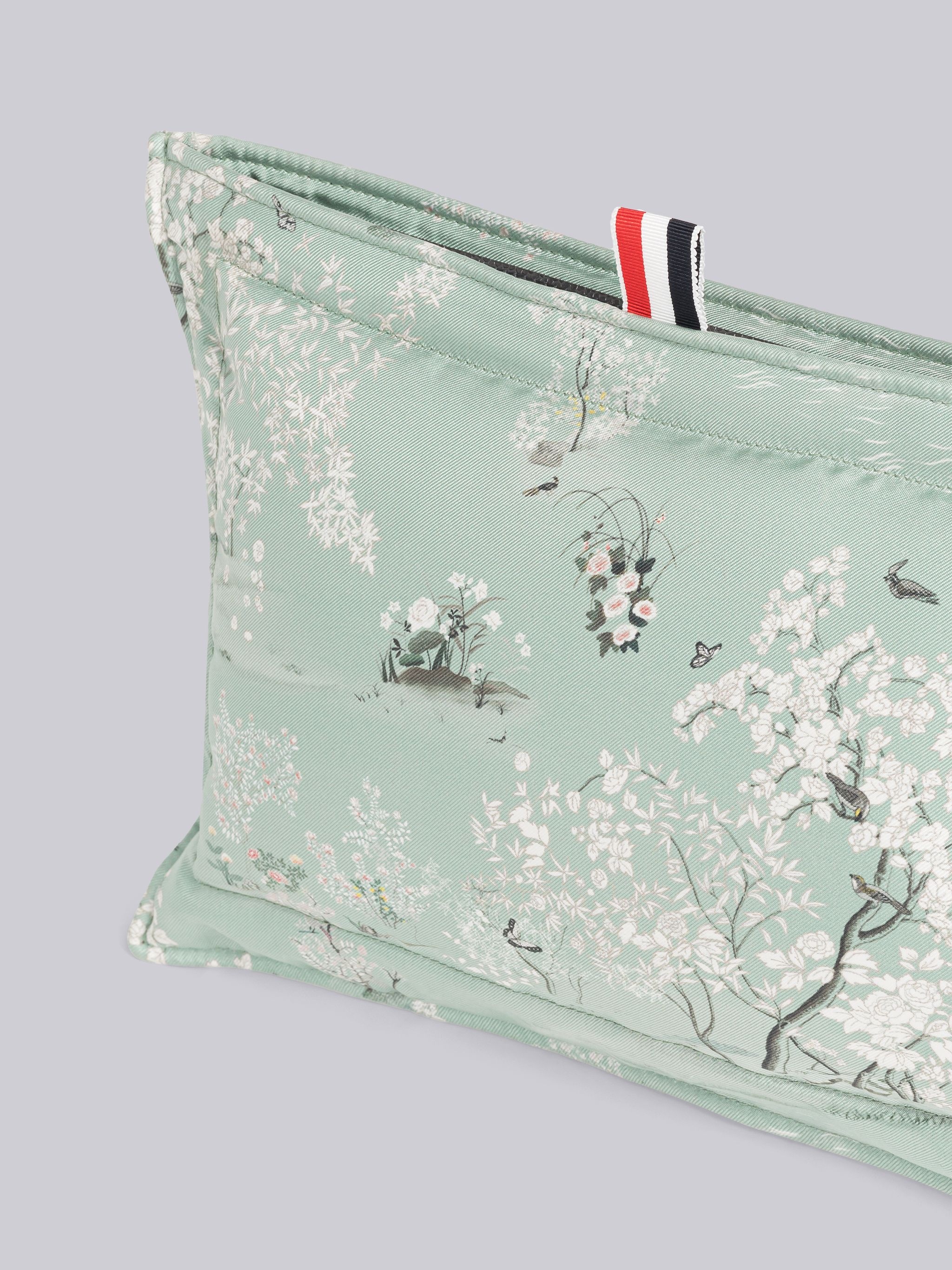 Printed Silk Toile Small Pillow Clutch - 2