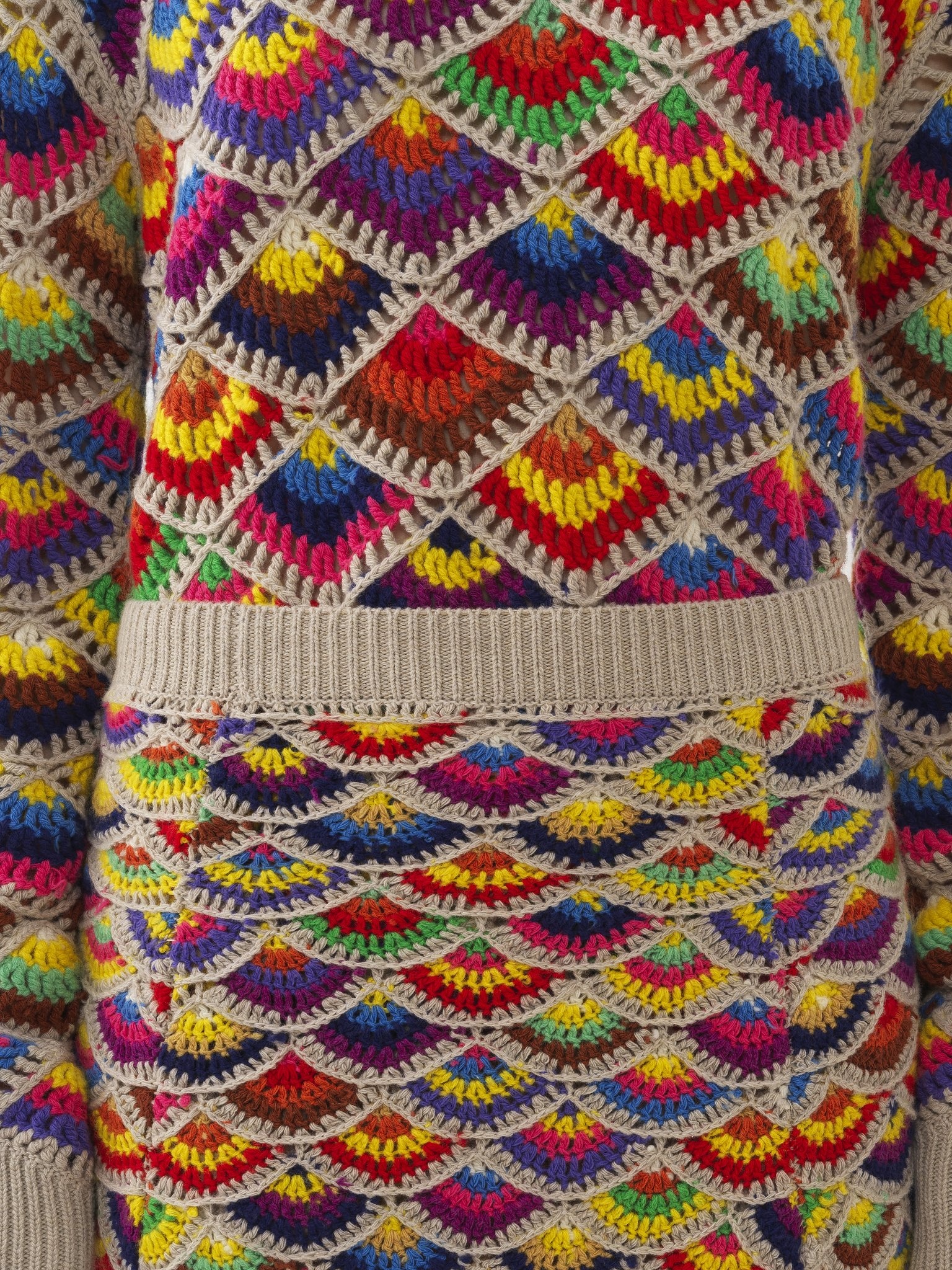 CROCHET MID-LENGTH SKIRT - 6