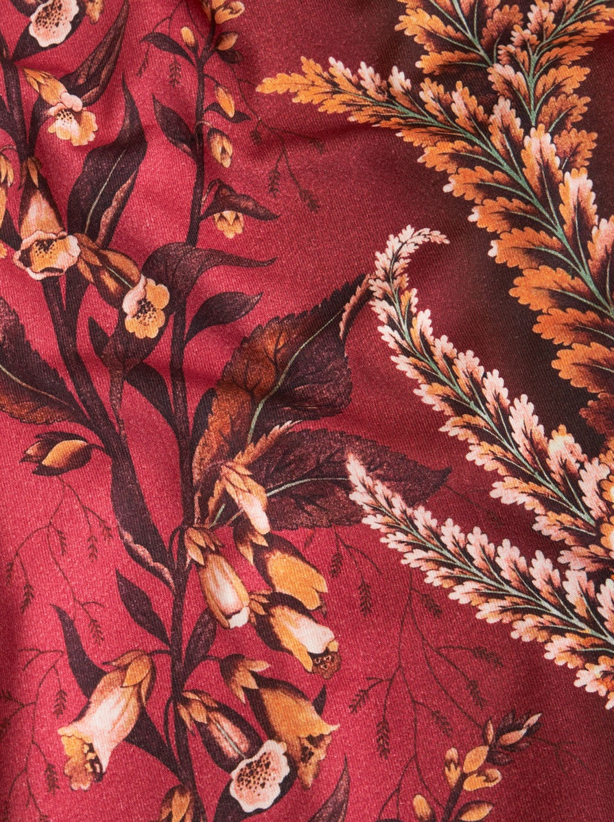 T-SHIRT WITH FOLIAGE PRINT - 6
