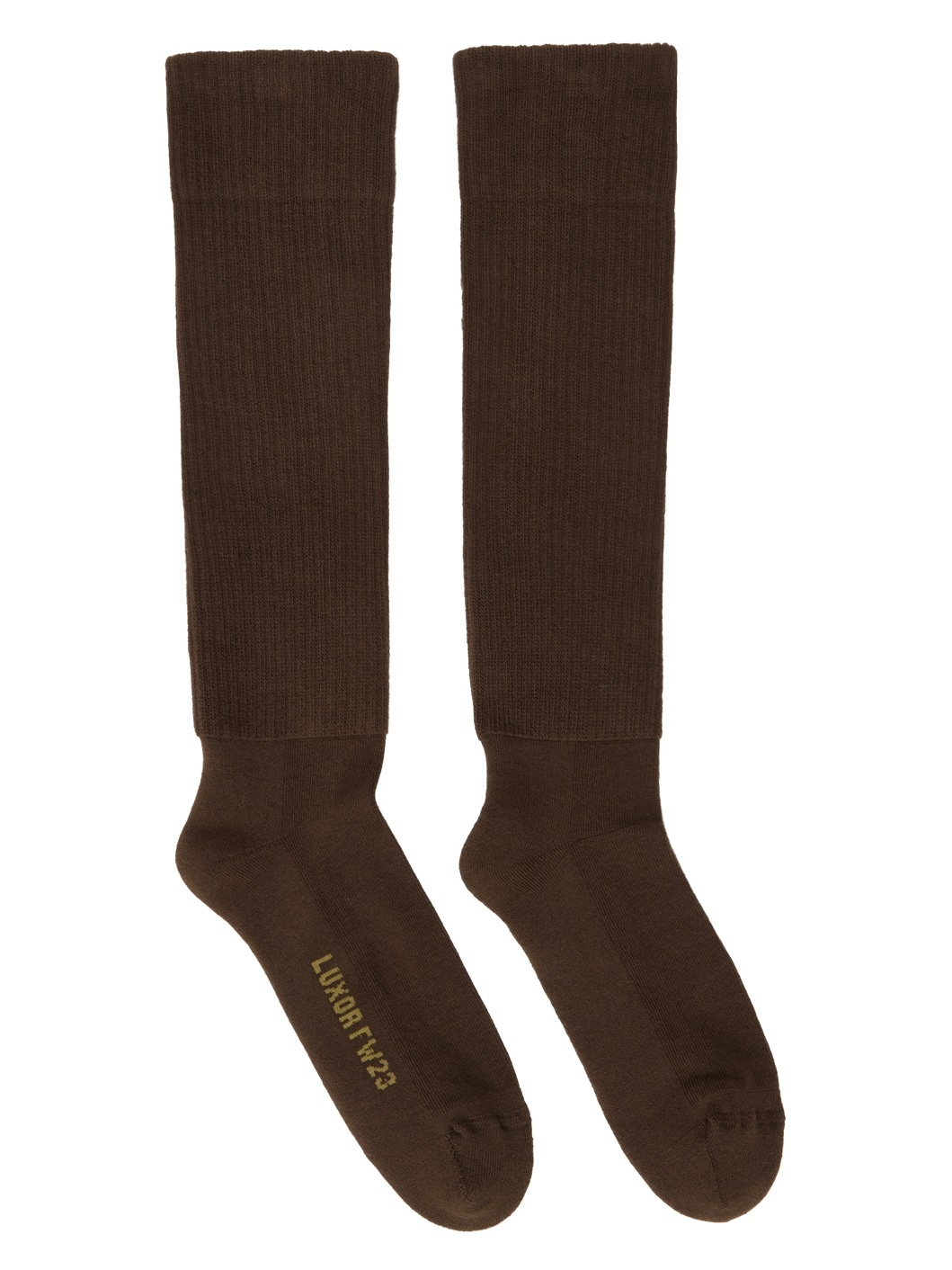 Brown Knee High Socks - 1