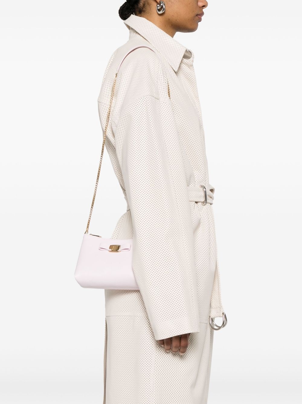 Gancini-plaque cross body bag - 2