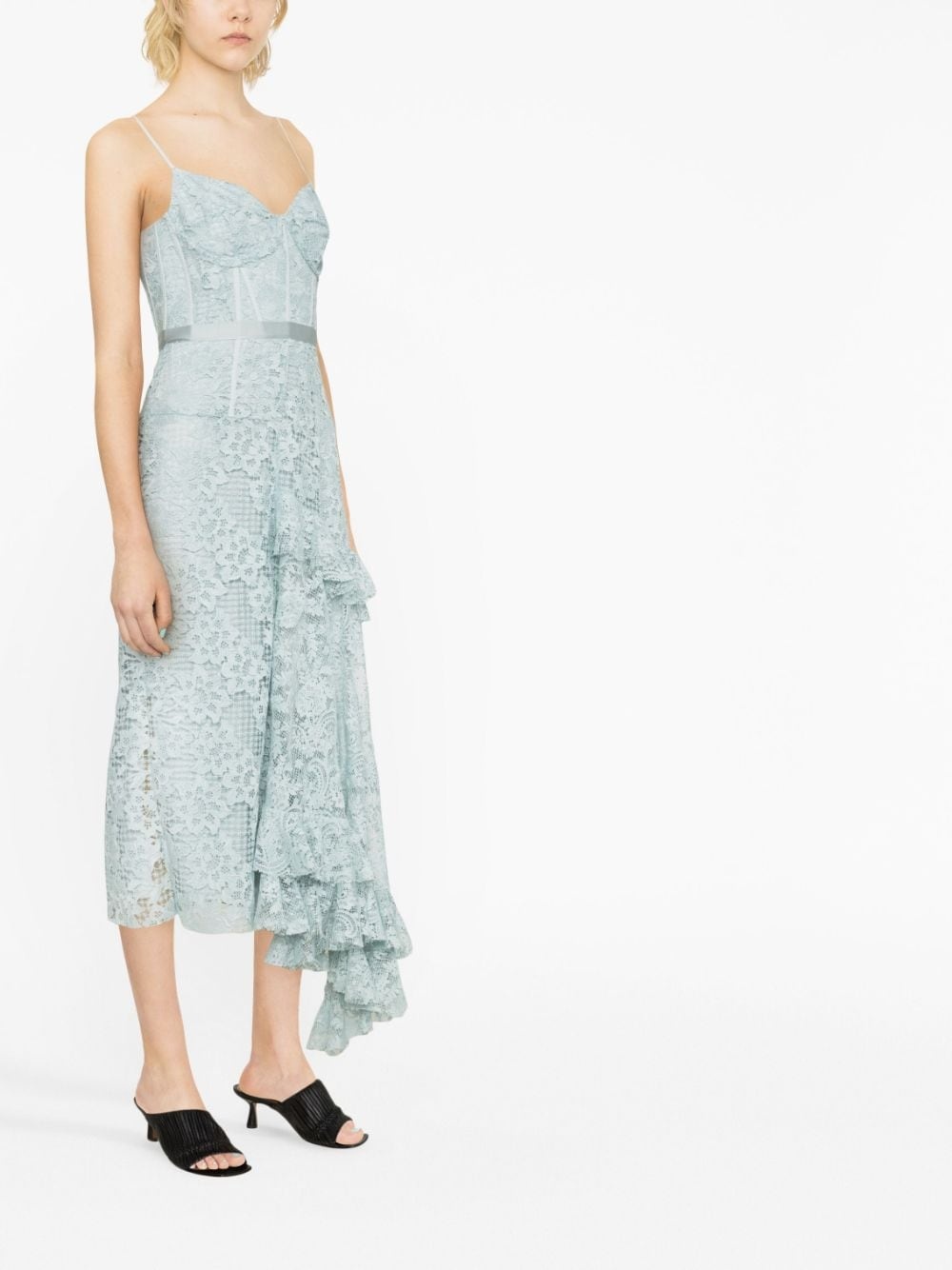 Melora asymmetric lace dress - 4