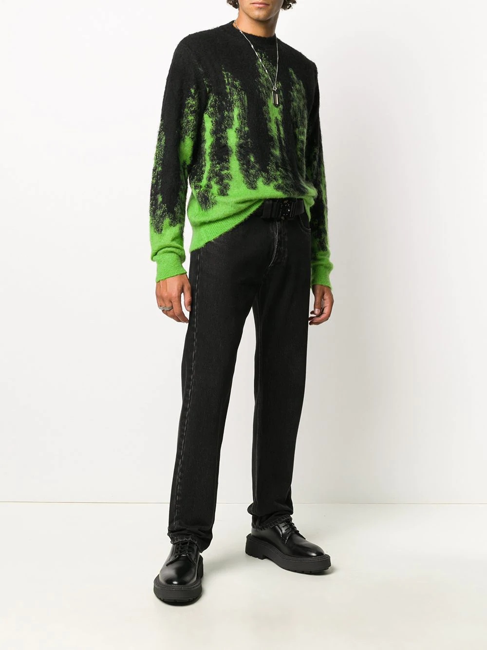 tie-dye-effect jumper - 2