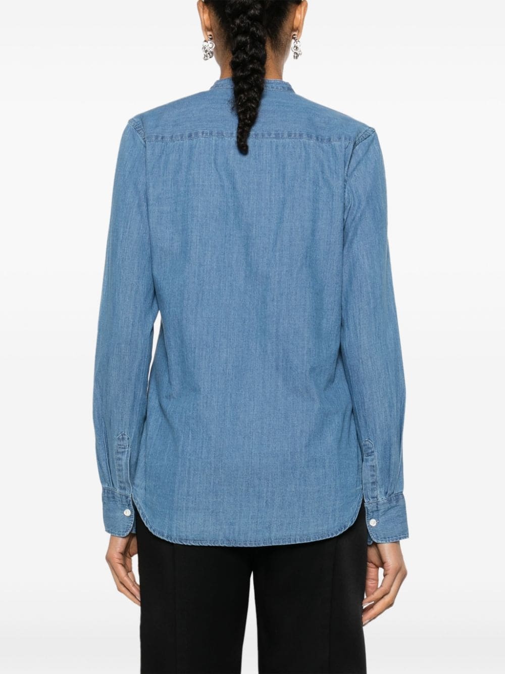denim cotton shirt - 4
