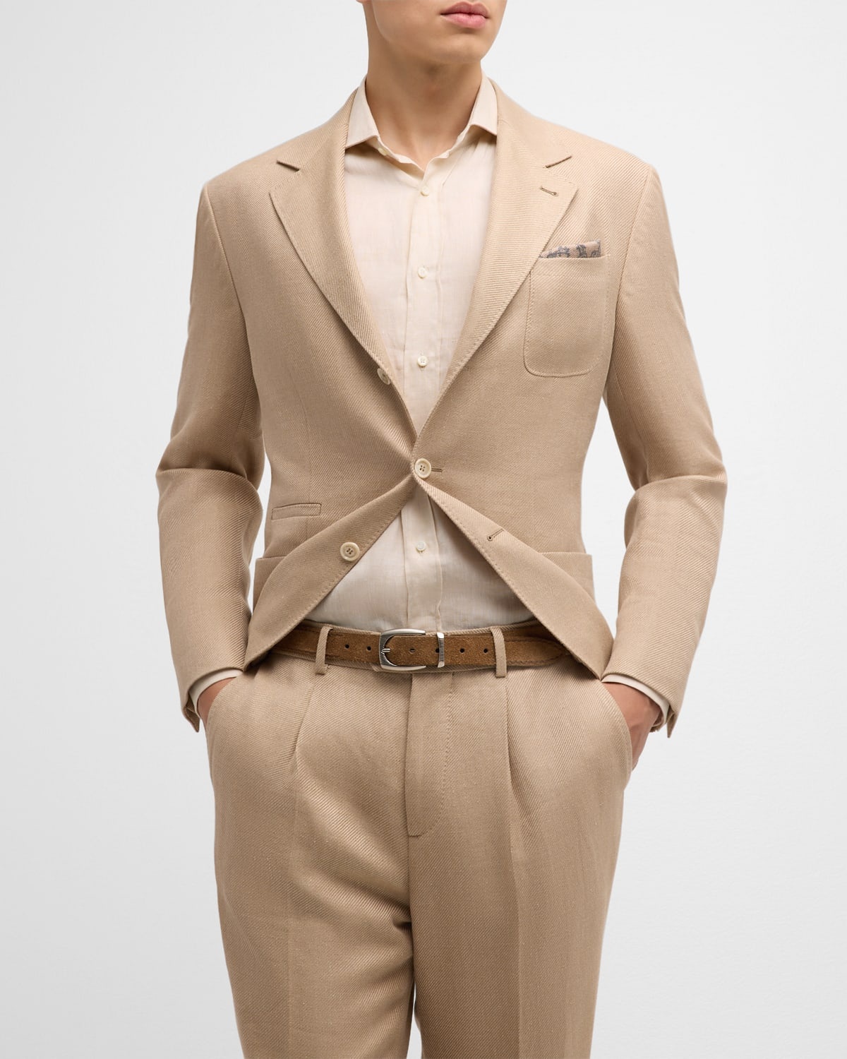 Men's Exclusive Diagonal Suit - 1