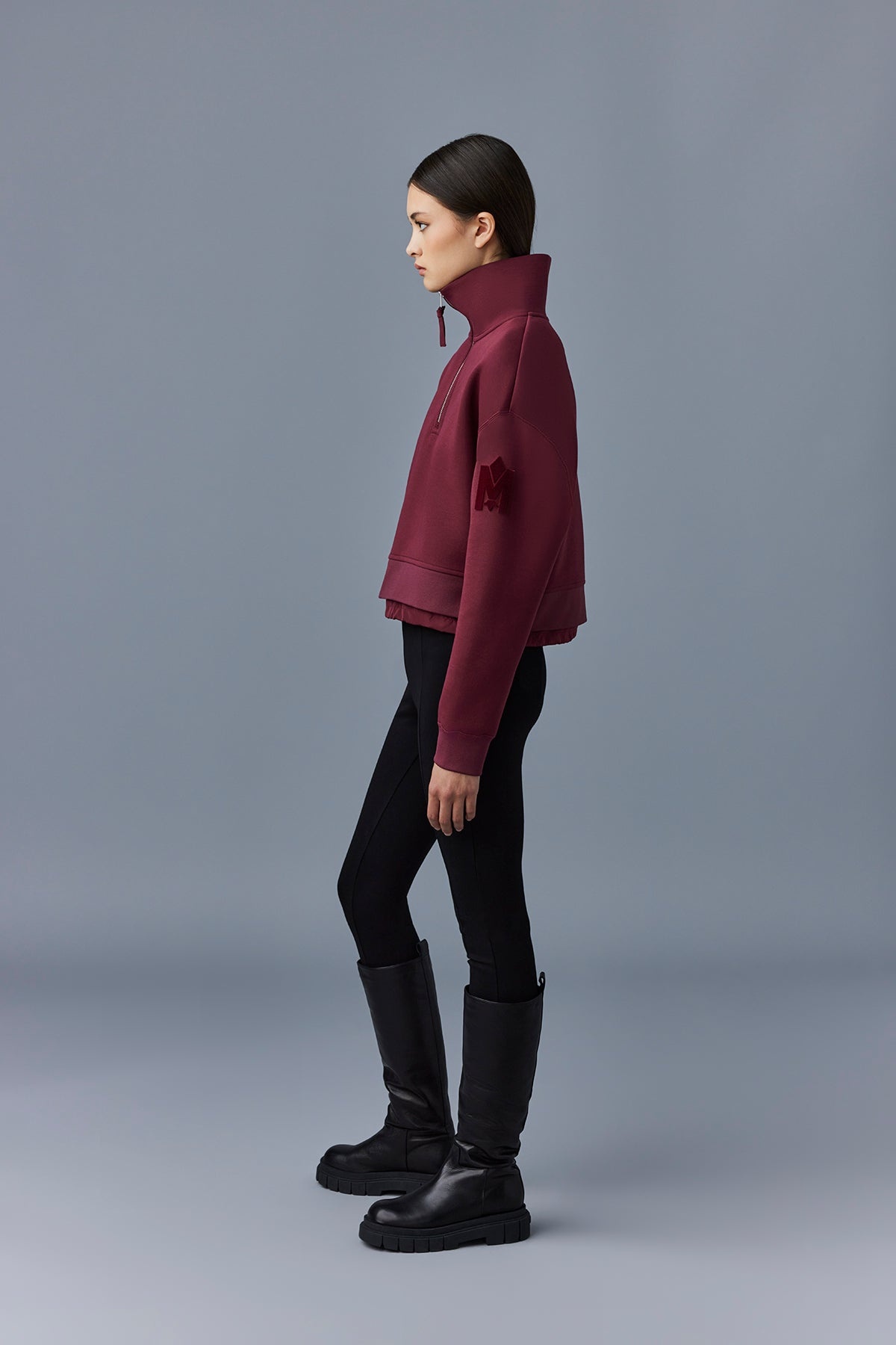 MONROE Double-face jersey pullover for ladies - 4