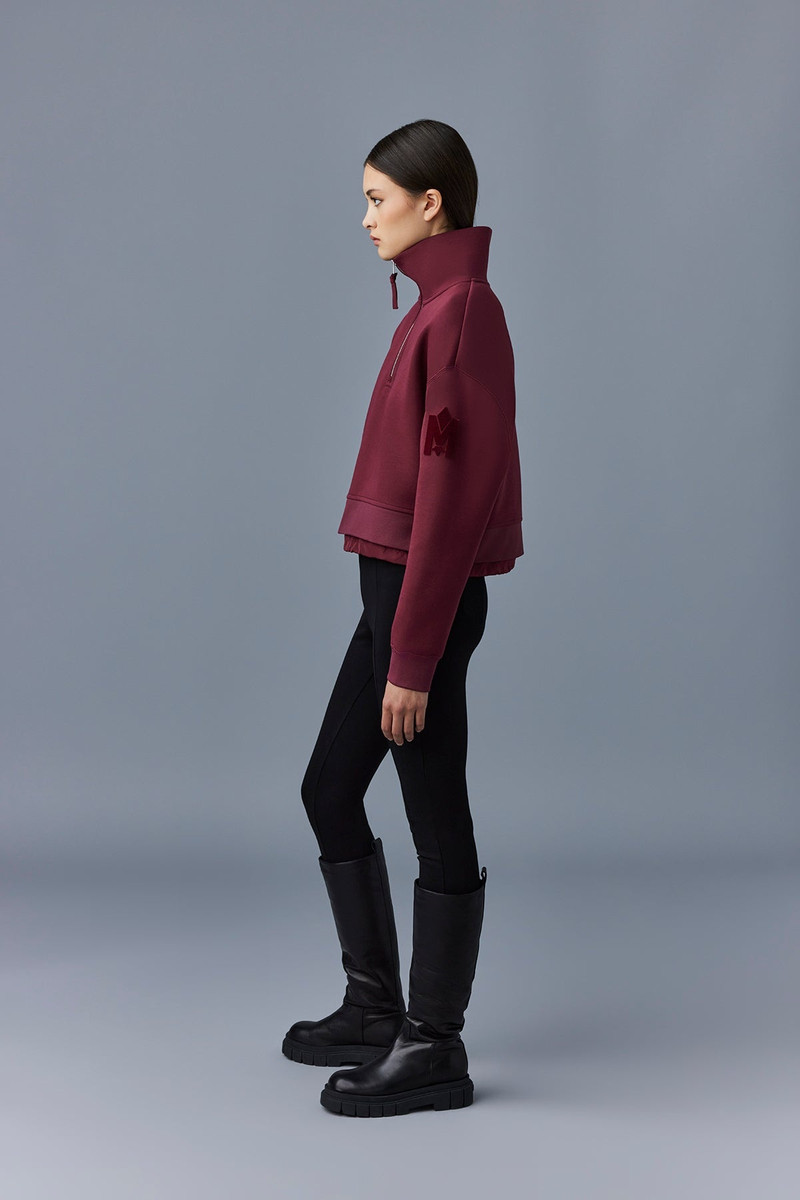 MONROE Double-face jersey pullover for ladies 4