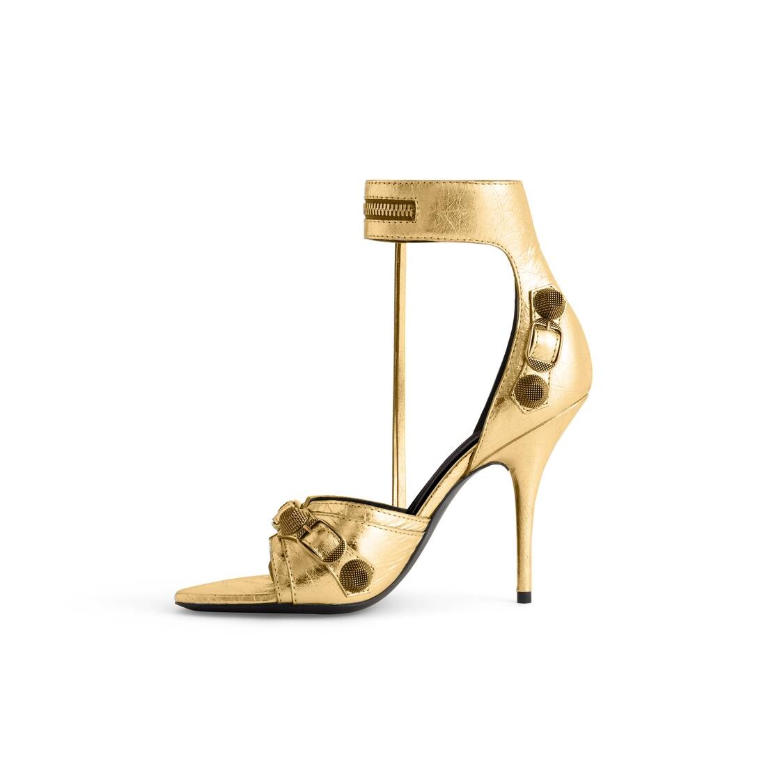 Women's Cagole 110mm Sandal Metallized in Gold - 4