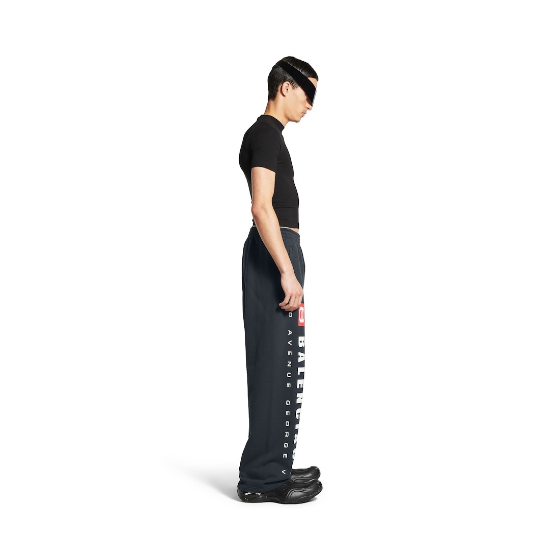 Men's Unity Sport Baggy Sweatpants in Faded Black - 3