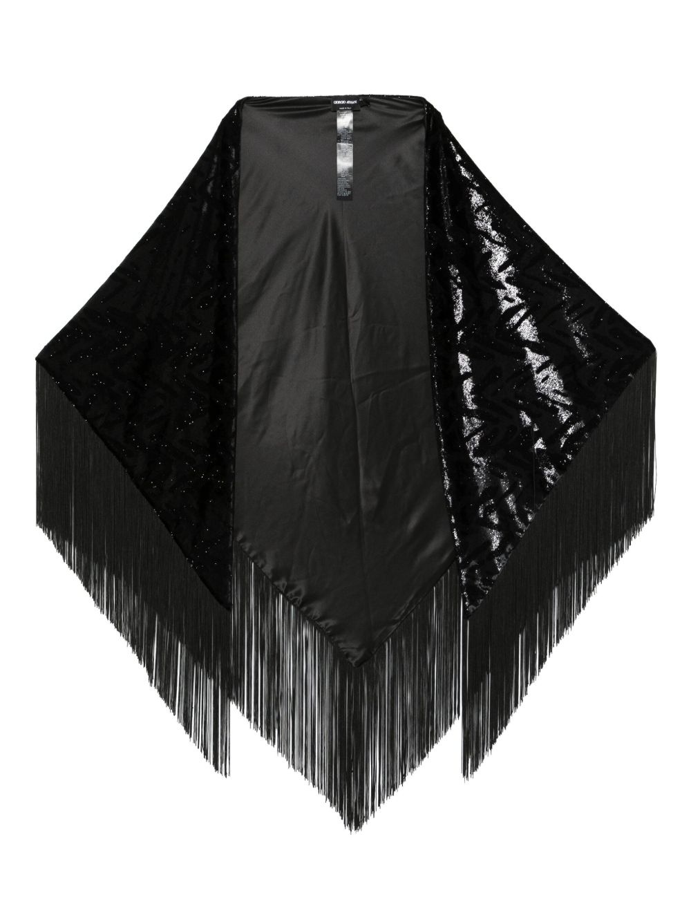 fringe-detail shawl - 1