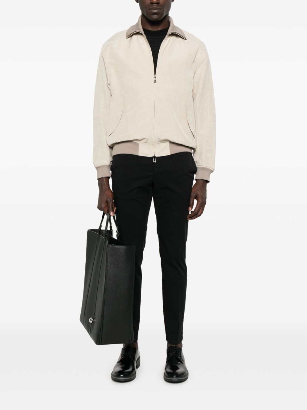slub-textured jacket - 2