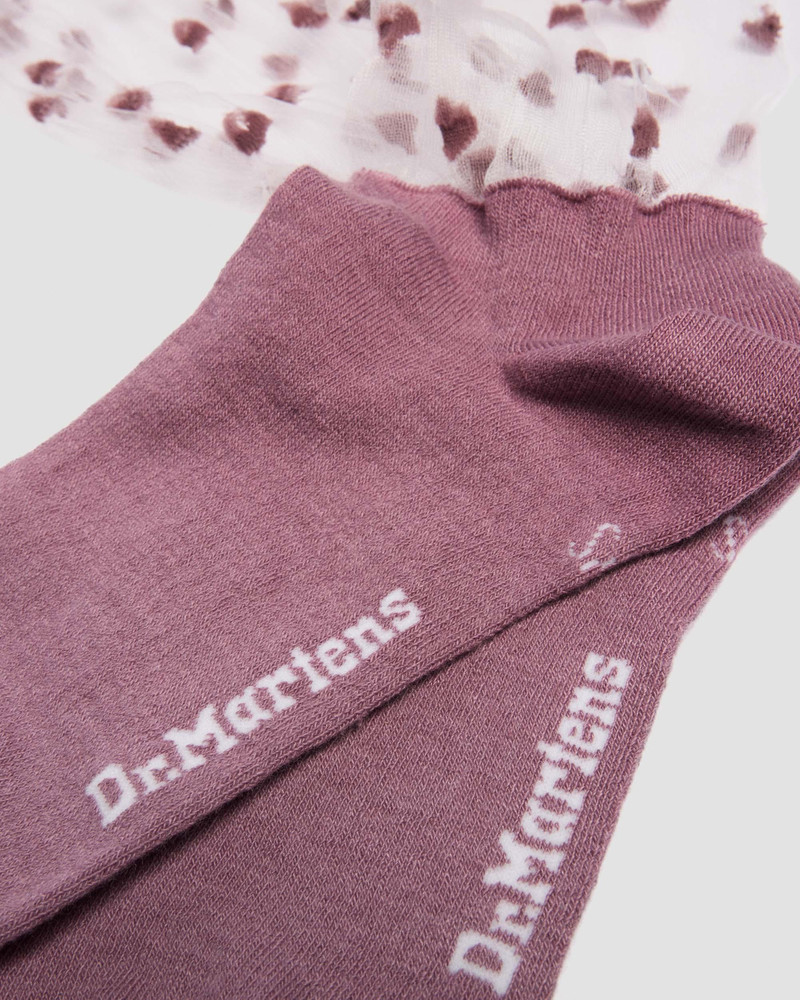 SHORT HEART MESH SOCKS Organic Cotton Blend & Mesh 3