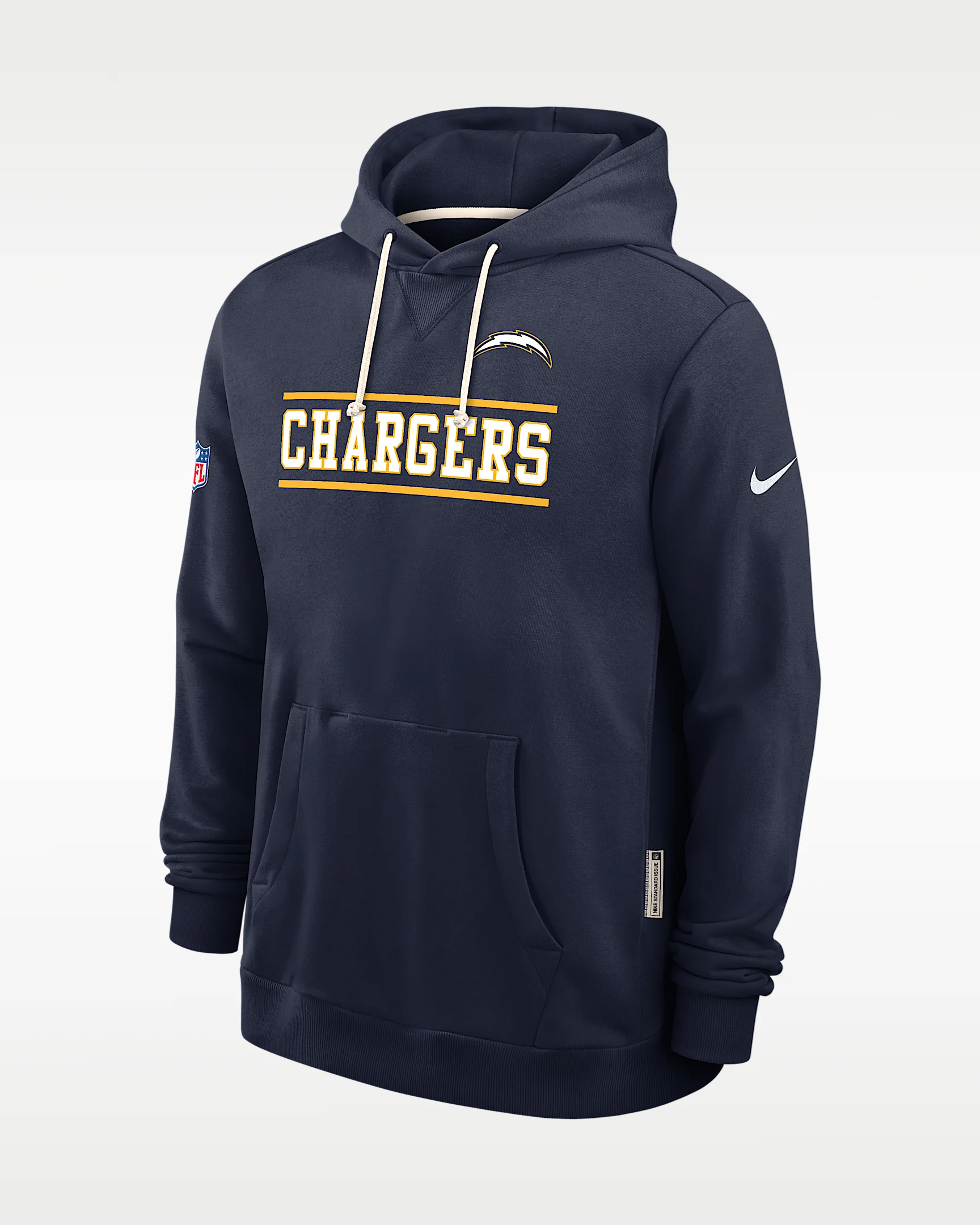 Los Angeles Chargers Alt Standard Issue Men's Nike Dri-FIT NFL Pullover Hoodie - 1