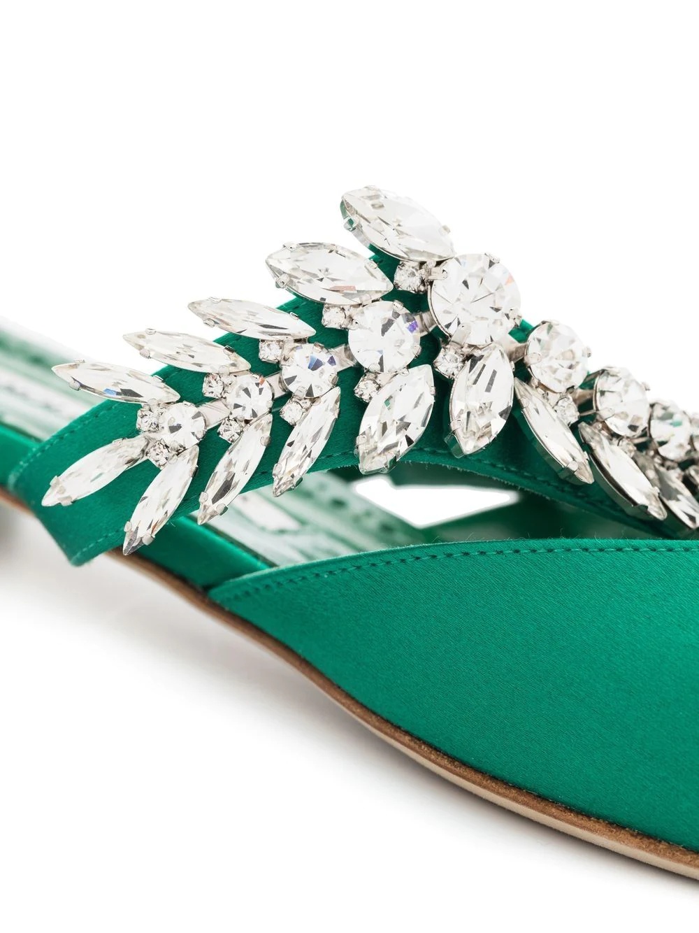 Lurum crystal-embellished mules - 2